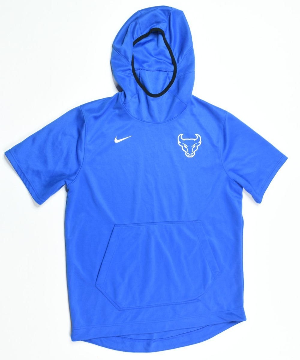 Nike University at Buffalo Bulls Short Sleeve Spotlight Basketball Hoodie Mens M